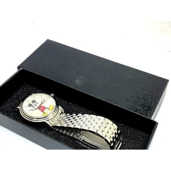 Disney Mickey Mouse Women\'s Watch WDS000684 Quartz 38mm Silver Dial Steel main image 8